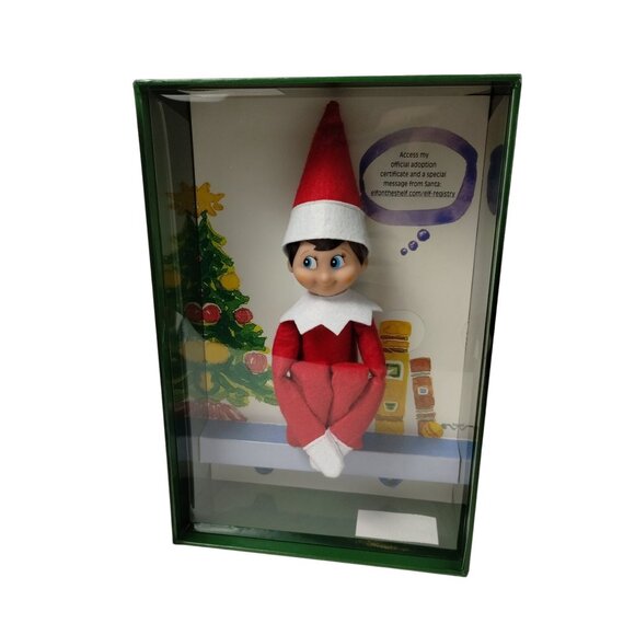 Elf on the Shelf Scout Doll White Boy and Book Christmas Tradition LumiStella - Picture 3 of 8